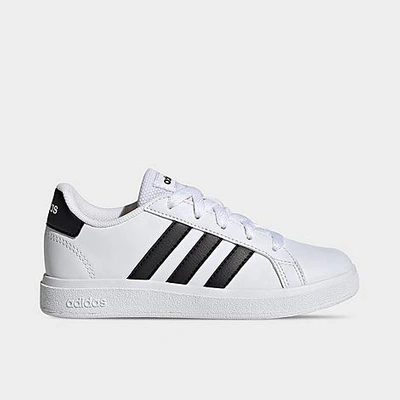 Adidas Originals Kids' Grand Court 2.0 Sneaker In White/black/black