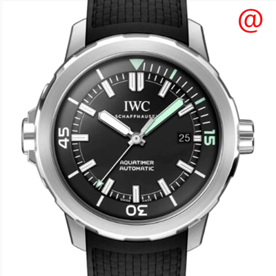 Iwc Schaffhausen Aquatimer Automatic 42mm Stainless Steel And Rubber Watch, Ref. No. Iw328802 In Aqua / Black