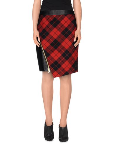 Milly Knee Length Skirt In Red | ModeSens