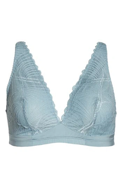 Cosabella Minoa Wireless Triangle Bra In Blue