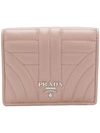 Prada Diagramme French Wallet In Nude
