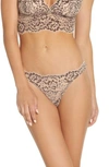 Cosabella Thong Pret-a-porter Thong In Navy Blue Canvas