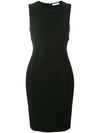 Versace Stretch Cady Sheath Dress In Gnero