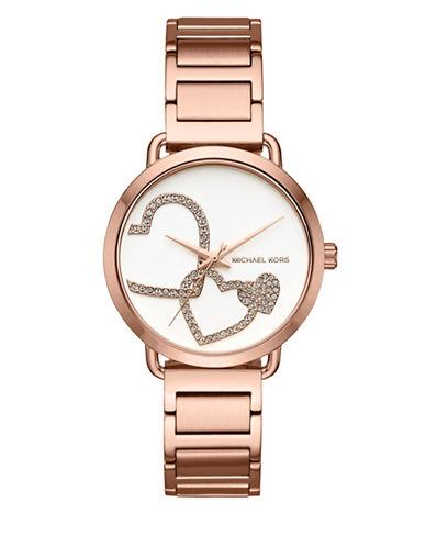 Michael Kors Portia Rose Goldtone Stainless Steel Watch-rose Gold | ModeSens