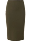 Diane Von Furstenberg Fitted Pencil Skirt