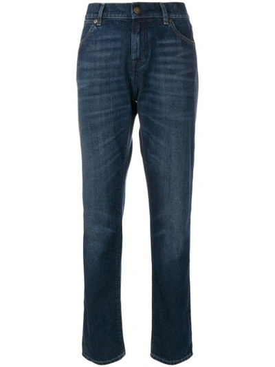 Tom Ford Washed Boyfriend Jeans In Blue