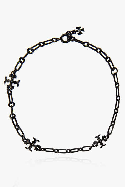 Tory Burch Roxanne Chain Delicate Bracelet In Black