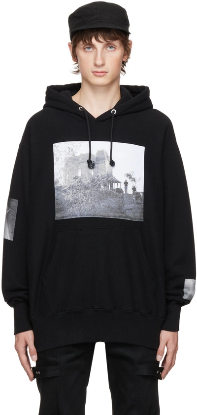 Undercover X Psycho House-graphic Hoodie In Black