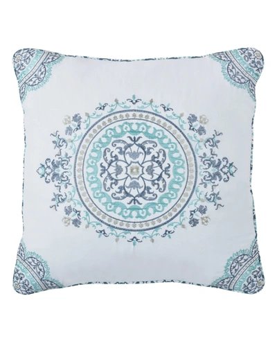 Royal Court Afton Decorative Pillow, 16" X 16" Bedding In Blue