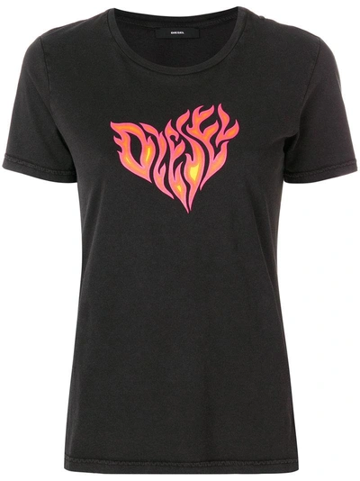 Diesel T-sily-h T-shirt - Black