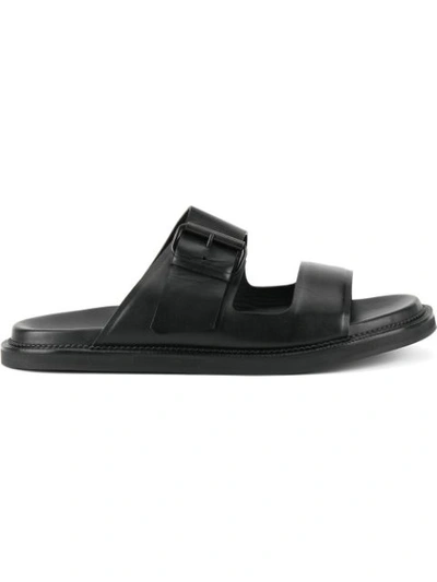 Dsquared2 Buckle Sandals In Black