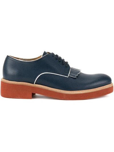 Dsquared2 Contrast Fringed Derby Shoes