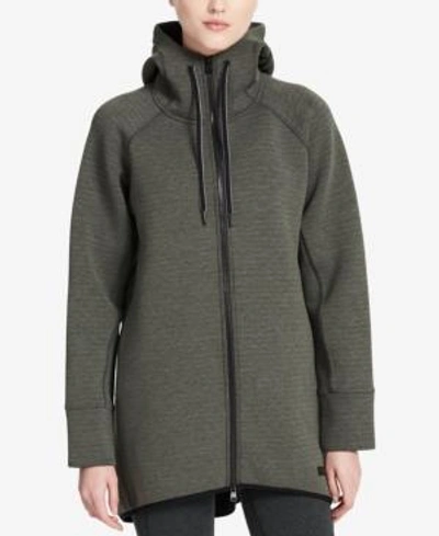Calvin Klein Performance Hooded Jacket In Olive