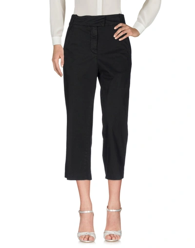 Dondup Cropped Pants & Culottes In Black