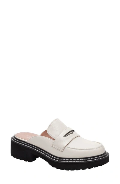 Linea Paolo Elie Platform Loafer In Cream