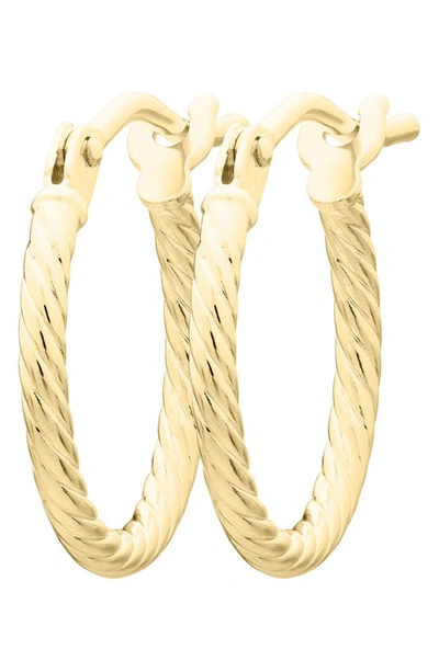 Mignonette Babies' 14k Gold Spiral Hoop Earrings