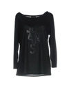 Armani Jeans T-shirts In Black