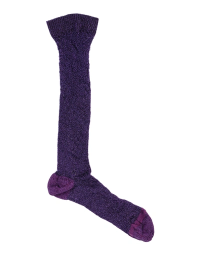 Golden Goose Socks & Tights In Purple