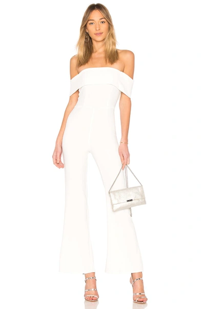 By The Way. Aubrey Off Shoulder Jumpsuit In White