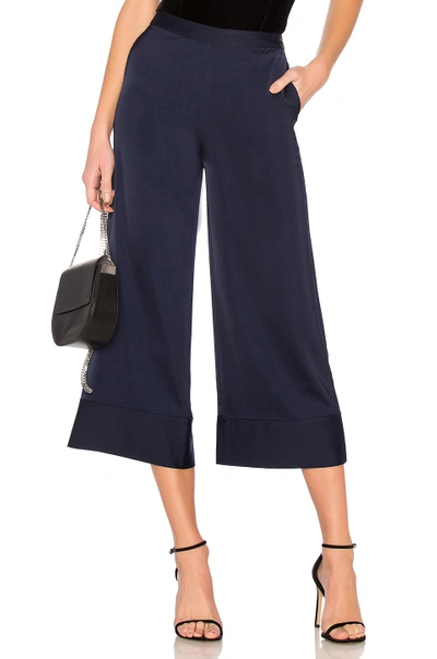 Lovers & Friends Fantasia Cropped Pant In Navy