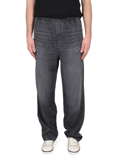 Isabel Marant Jerwan Straight-leg Cargo Jeans In Grey