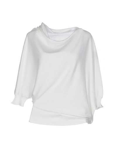 Le Tricot Perugia Sweater In White