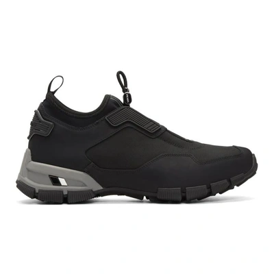 Prada Black Fly Technical Sneakers