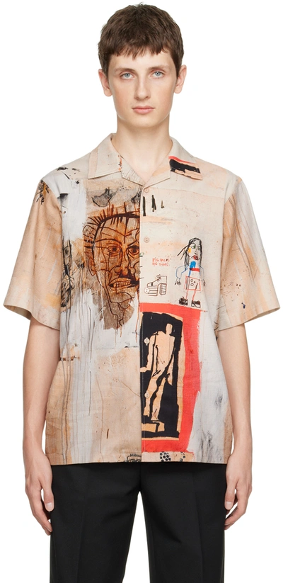Misbhv Basquiat Edition ''big Shoes'' Shirt In Multicolor