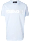 Dsquared2 Blue Fade Dyed Bad Scout Logo T-shirt