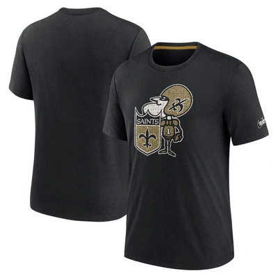 Nike Men's Rewind Playback Logo (nfl New Orleans Saints) T-shirt In Black