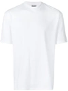 Lanvin Oversized High Collar Jersey T-shirt In White