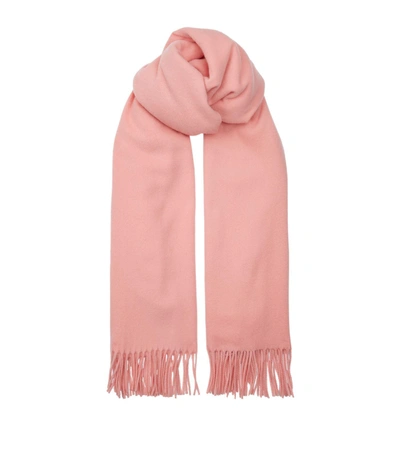 Acne Studios Oversized Canada Scarf In Pink
