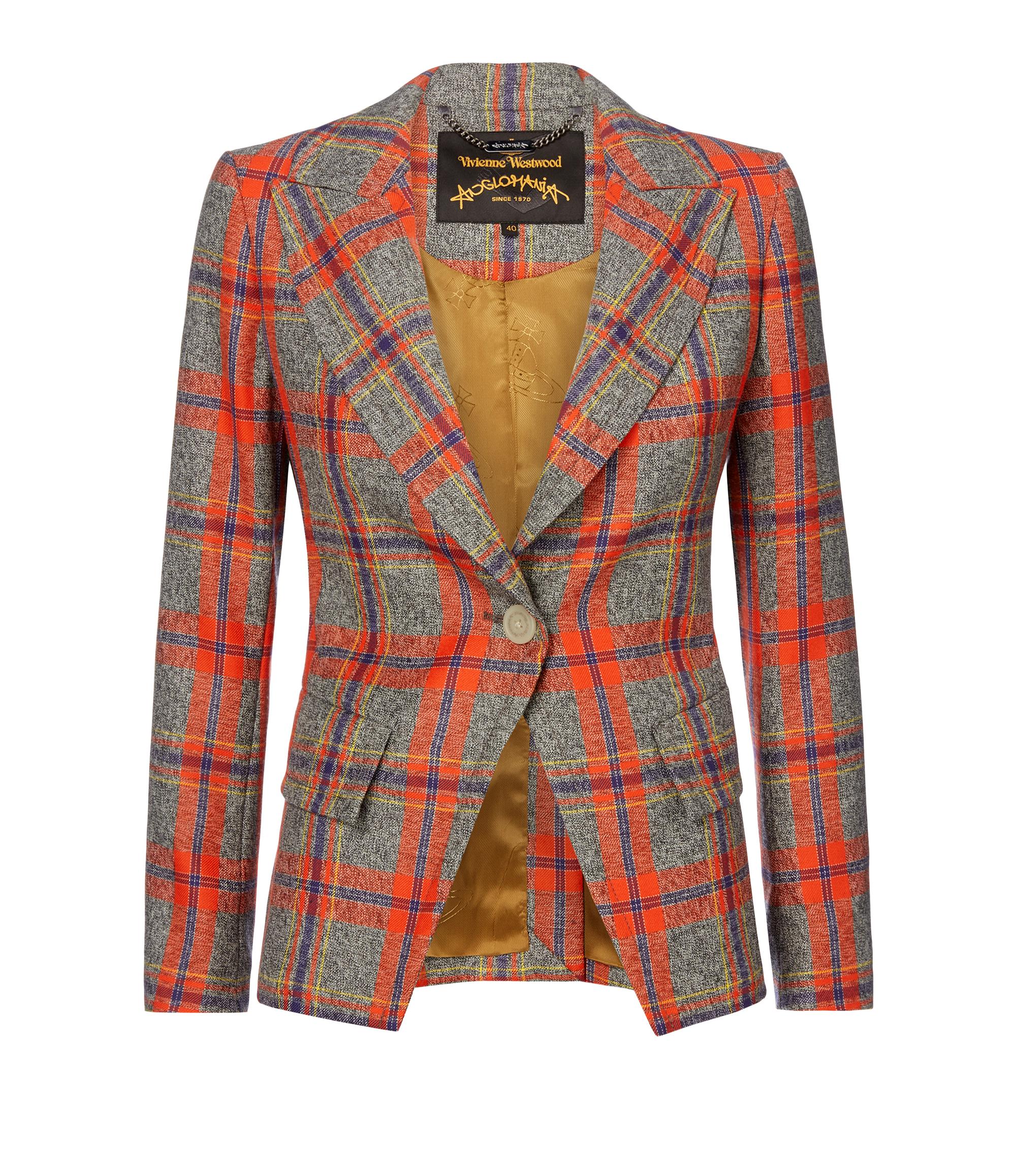 Vivienne Westwood Tartan New Bag Jacket | ModeSens