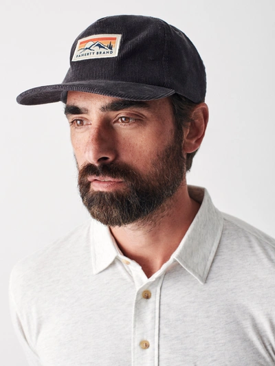 Faherty Corduroy Mountain Hat In Steel Grey