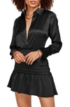 Ramy Brook Victoria Button Down Blouse In Black