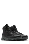 Sorel Mac Hill Lite Rush Waterproof Boots In Black/ Grill