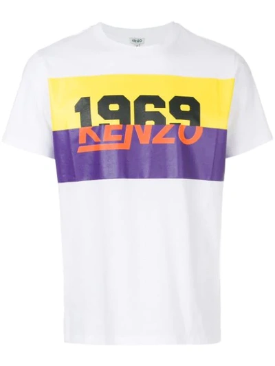 Kenzo White 1969 Logo T-shirt
