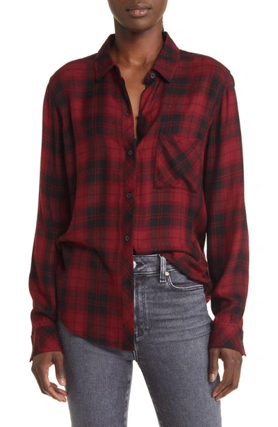 Rails Hunter Plaid Shirt - Crimson Pitch