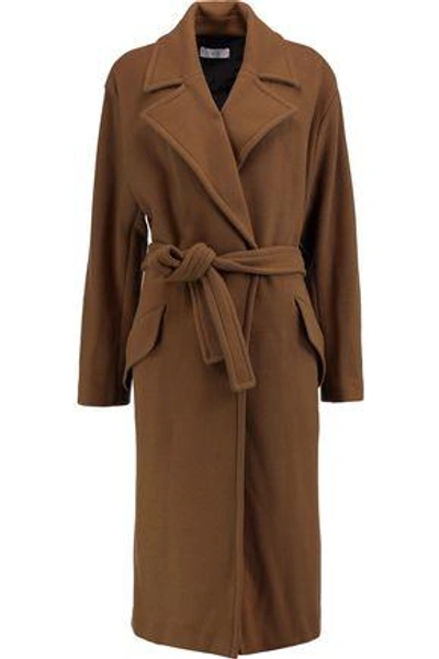 Iro Woman Nolane Wool-blend Coat Light Brown