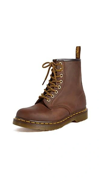 Dr. Martens' 1460 8 Eye Boots In Brown
