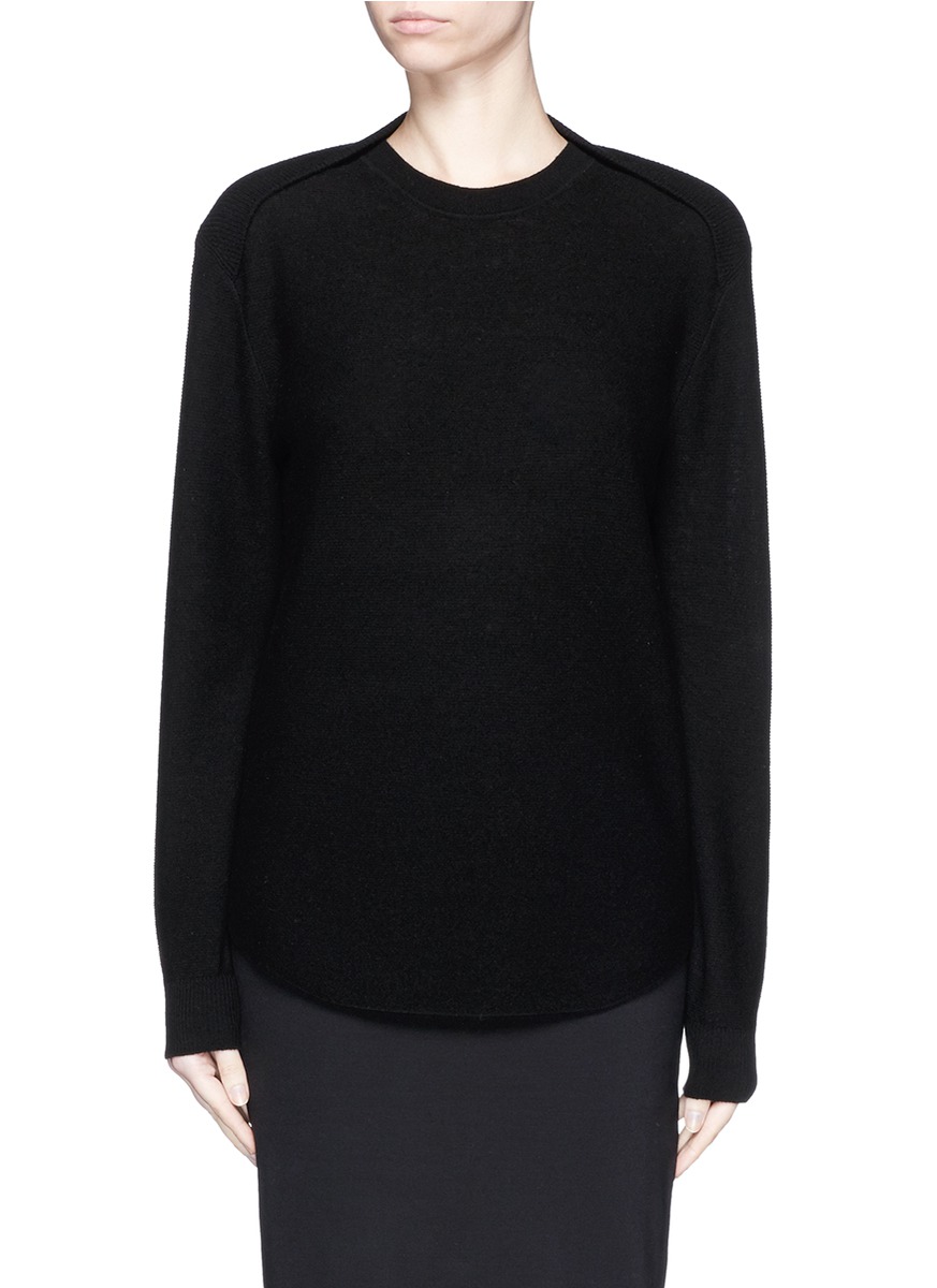 Alexander Wang Cellophane Stripe Wool-cashmere Sweater | ModeSens