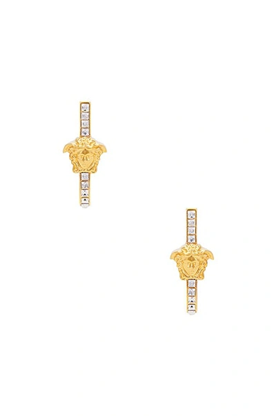 Versace Medusa Earrings In Gold
