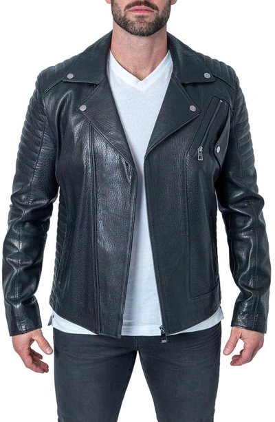 Maceoo Select Leather Jacket In Black