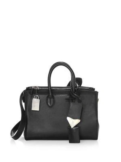 Calvin Klein 205w39nyc Small Leather Mini Bag In Black