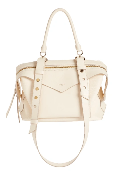 Givenchy Medium Sway Leather Satchel - Ivory In Off White