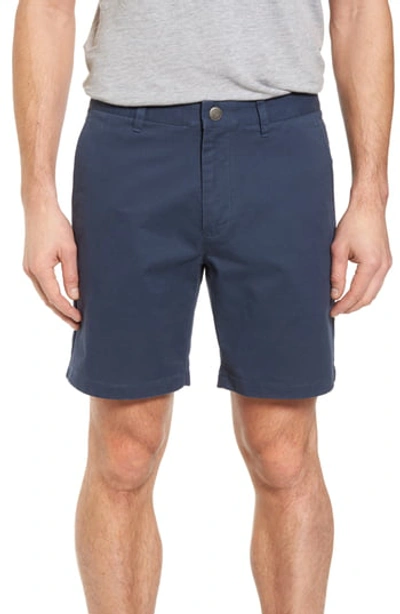 Bonobos Stretch Washed Chino 7-inch Shorts In Blue Raffia