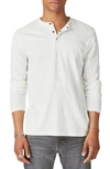 Lucky Brand Men's Weekend Slub Jersey Long Sleeve Henley T-shirt In Bright White