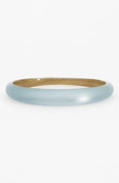 Alexis Bittar 'lucite®' Skinny Tapered Bangle In Grey Blue