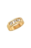 Messika Move 18k Yellow Gold 3-diamond Ring