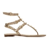 Valentino Garavani Rockstud Sandal In S69 Skin